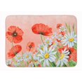 thumbnail image 1 of Carolines Treasures BB7448RUG Poppies & Chamomiles Machine Washable Memory Foam Mat, 1 of 4