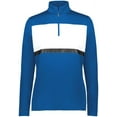 thumbnail image 2 of Holloway Sportswear XL Womens Prism Bold 1/4 Zip Pullover Royal/White 222791, 2 of 5