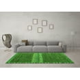 thumbnail image 3 of Ahgly Company Indoor Rectangle Abstract Green Modern Area Rugs, 2' x 4', 3 of 4