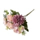 thumbnail image 3 of Yhmxh Flores artificiales de rosas e hortensias, ramo de seda con tallos, tallos de flores RFaux para bodas, fiestas, arreglos florales, decoración de mesas y centros de mesa para el hogar., 3 of 6