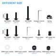 thumbnail image 2 of Motorcycle Fairing Bolt Kit Complete Motorcycle Fairing Bolt Kit Aluminum Body Screws Motorcycle Accessories Fasteners for Rear Fender/Windshield, 2 of 8