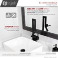 thumbnail image 3 of Stylish Vanessa 17½" Ht Single Handle Matte Black Vessel Bathroom Faucet B-101N, 3 of 12