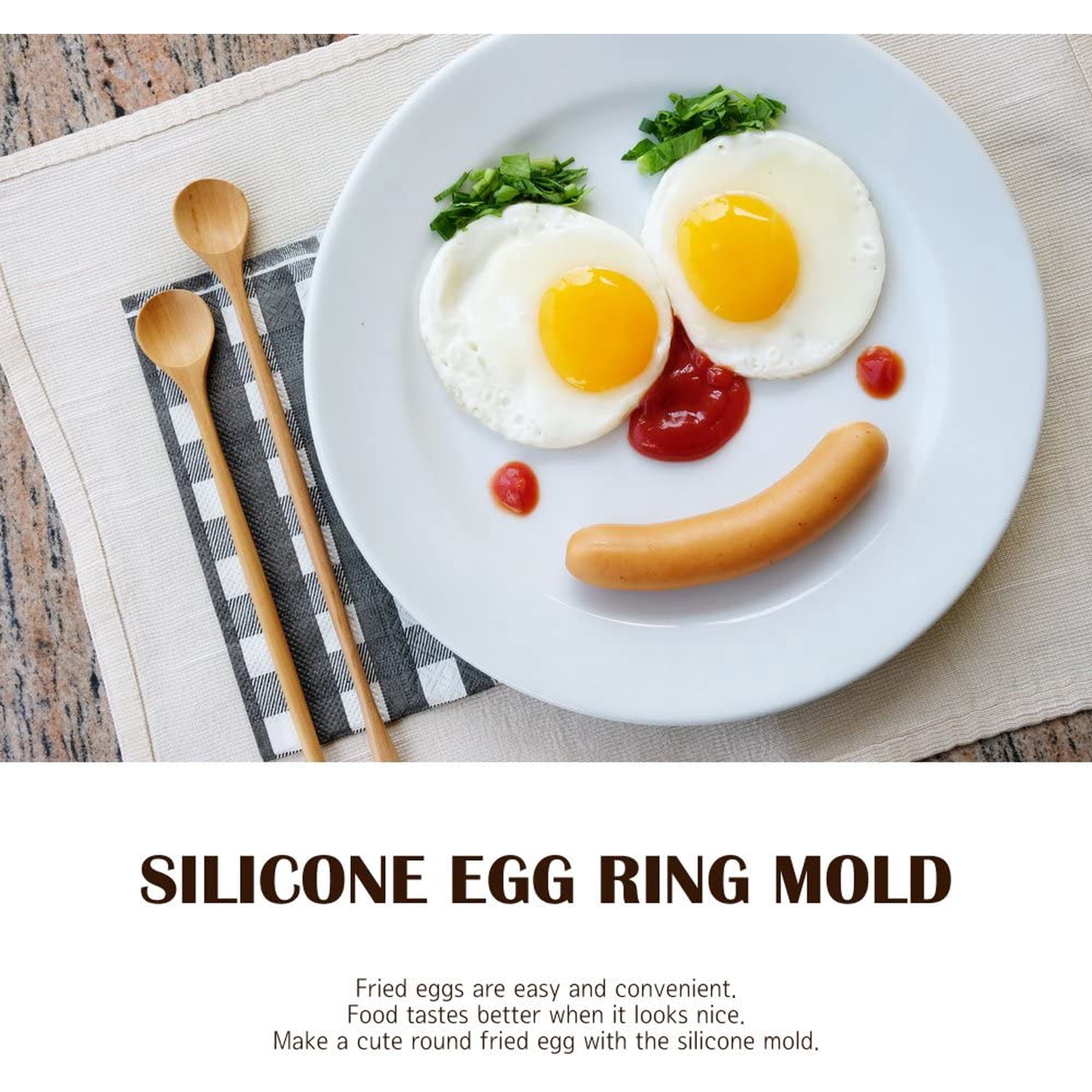 Moule à Crêpes Et œufs En Silicone Antiadhésif Rouge - Parfait Pour Des Petits-déjeuners Originaux