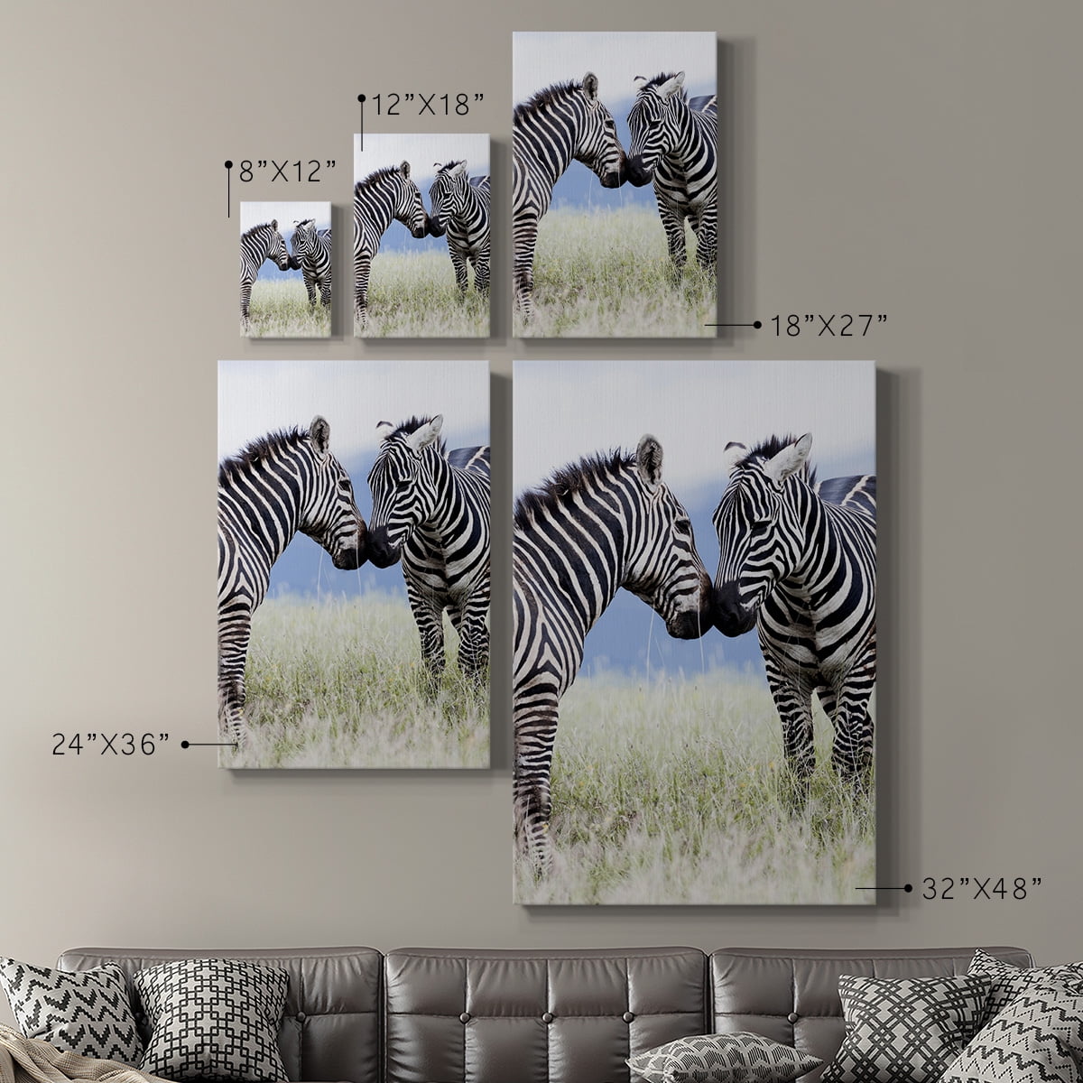 African Affection Premium Gallery Wrapped Canvas - Ready to Hang
