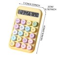 thumbnail image 2 of WHEANG Yellow Portable Mechanical 10 Digit Calculator For Students — Compact Exam & Accounting Calculator With Mechanical Keys, 2 of 2