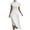 White, variant on IROINNID Wedding Guest Dresses for Women Evening Night Party Dress Color Short Sleeve Dresses Trendy Formal Dress,Black