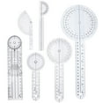 thumbnail image 3 of Hytrove Plastic Angle Protractor Transparent 6Pcs 12.6X5.1In, 3 of 8
