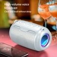 thumbnail image 4 of Giunmcul Holiday Deals Bluetooth 5.0 Colorful Streamer Mini Audio Outdoor Portable Bluetooth Audio Subwoofer Surround Sound Hifi Speaker, 4 of 5