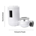 thumbnail image 2 of Kitchen Faucet Water Filter Home Water Purifier With Ceramic Cartridge Housing For Clean Drinking Water，Faucet Mount System Fridge Air Filter Compact Air Purifier Filter Big 1045 Ｗ10295370a Water, 2 of 3