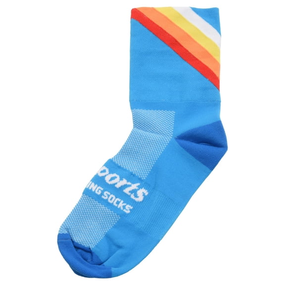 Pro Best Sports Socks Windproof Warm Weather Tall Cycling Crazy Basketball Running Athletic Defeet Blue