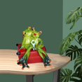 thumbnail image 3 of Estatua creativa de pareja de rana interior y exterior jardín estatua decoración coleccionable figurita de rana estatua ilustraciones para Macarena Figuras de rana, 3 of 8
