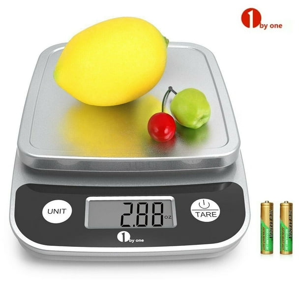 1byone Food Scales Kitchen Scales Stainless Steel Digital Electronic Kitchen Cooking Food Weighing Scales Walmart Com Walmart Com
