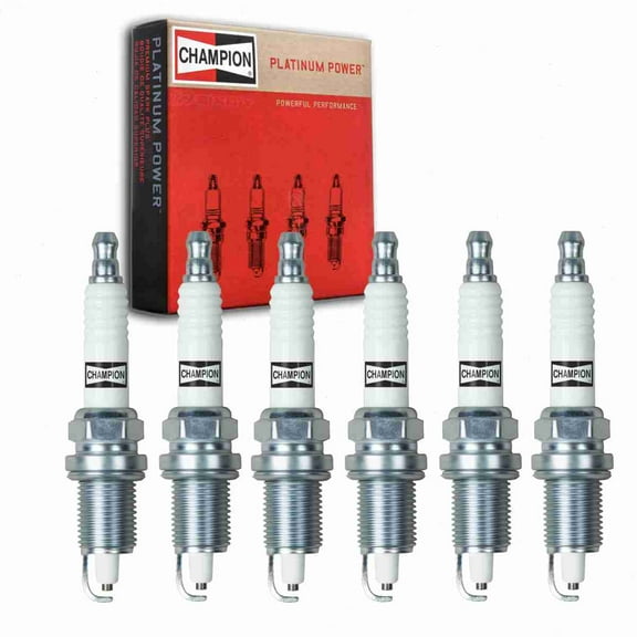 6 pc Champion Platinum Spark Plugs compatible with Dodge Intrepid 3.2L 3.5L V6 1998-2004