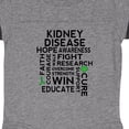 thumbnail image 3 of Inktastic Kidney Disease Awareness Walk Boys or Girls Baby Bodysuit, 3 of 4