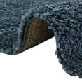 thumbnail image 6 of Unique Loom Davos Shag Collection Area Rug - Solid (7' 10" Square Marine Blue), 6 of 7