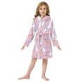 thumbnail image 6 of FORMRS Kids Bathrobe Unisex Hooded Robe Toddler Pajamas Sleepwear, Size 10-12T, Purple Halloween, 6 of 7