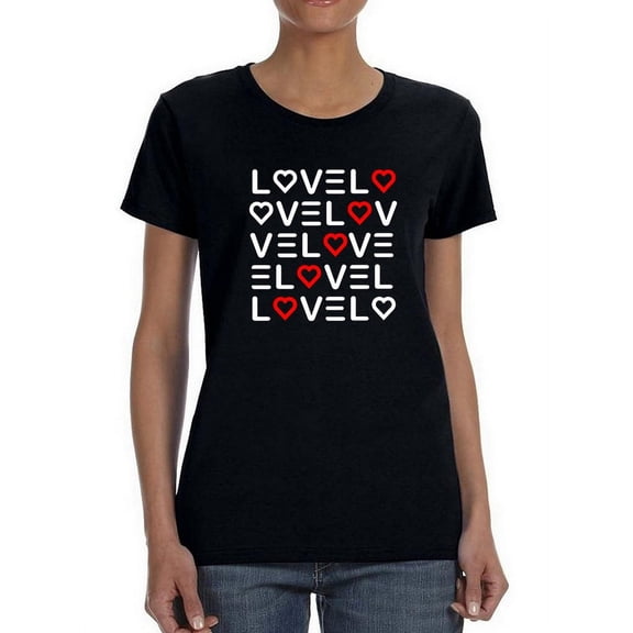 Lovelovelove Women T-Shirt, Female Small