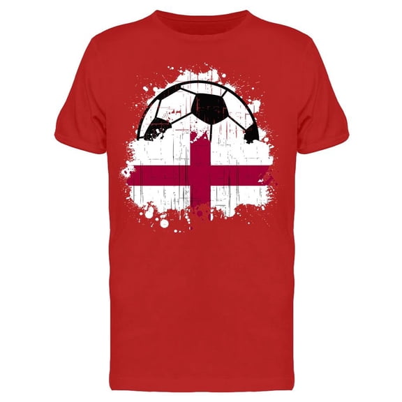 Soccer Team Of England T-Shirt Men -Image by Shutterstock Men T-Shirt, Male Large