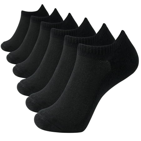 

+MD Premium Unisex Bamboo No-Show Socks 6 Pair