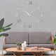 thumbnail image 3 of Números romanos sin marco Figuras 3D Acrílico Especial DIY Reloj de pared Reloj con pegatina para la decoración del hogar Methold JJ12849-02B, 3 of 5