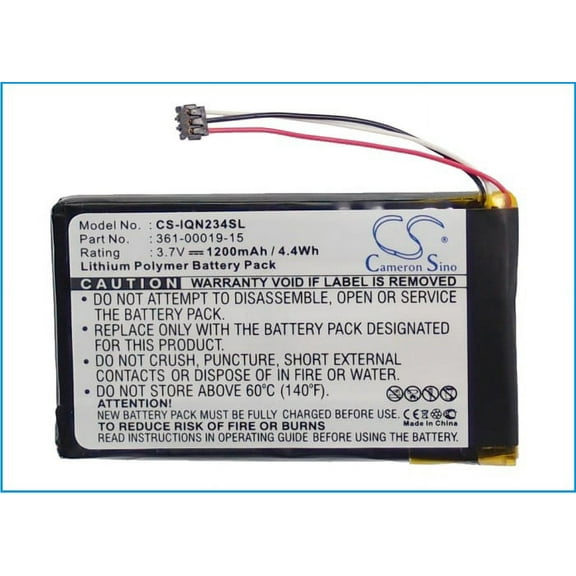 1200mAh Garmin 361-00019-15 Battery for Nulink 2340 Nulink 2390