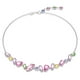 thumbnail image 1 of Conjunto de joyas: collar, pendientes y pulsera con forma de flor de gema de Swarovski, 1 of 1