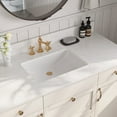 thumbnail image 4 of 48.8" X 22" Engineered Stone Single Bathroom Vanity Top with Ceramic Sink, Three Faucet Holes, 4 of 4
