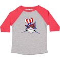 thumbnail image 3 of Inktastic 4th of July Patriot Shark Boys or Girls Toddler T-Shirt, 3 of 5