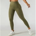 thumbnail image 1 of Pantalones de yoga de cintura alta, pantalones de yoga de cintura alta, leggings de control de abdomen, pantalones de entrenamiento para levantar la cadera, diseño elevado, 1 of 8