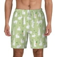 thumbnail image 2 of Goofa Rabbit And Carrot (2) Printed Men's Swim Trunks Board Shorts Quick Dry Mens Swimming Trunks with Compression Liner,Breathable Fit Hawaii Beach Shorts-XX-Large, 2 of 9