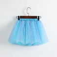 thumbnail image 6 of XAOFW Girl's Skirts Kids Star Sequins Partywear Mesh Ballet Dance Skirt With Hairclip Outdoor Activities Stylish Skirts, 6 of 6