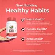 MaryRuths CoQ10 Vegan Antioxidant Metabolism Gummies Raspberry, Adult, 60 Count