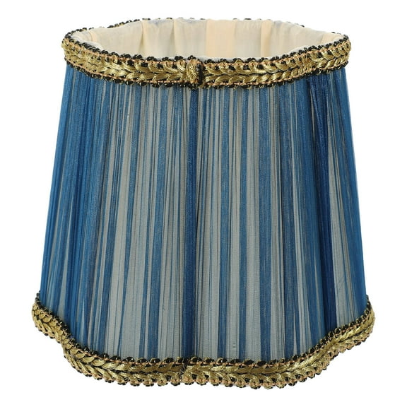 HONMEET 1Set Fabric Lampshade Replacement Dark Blue for Home Decorative Use