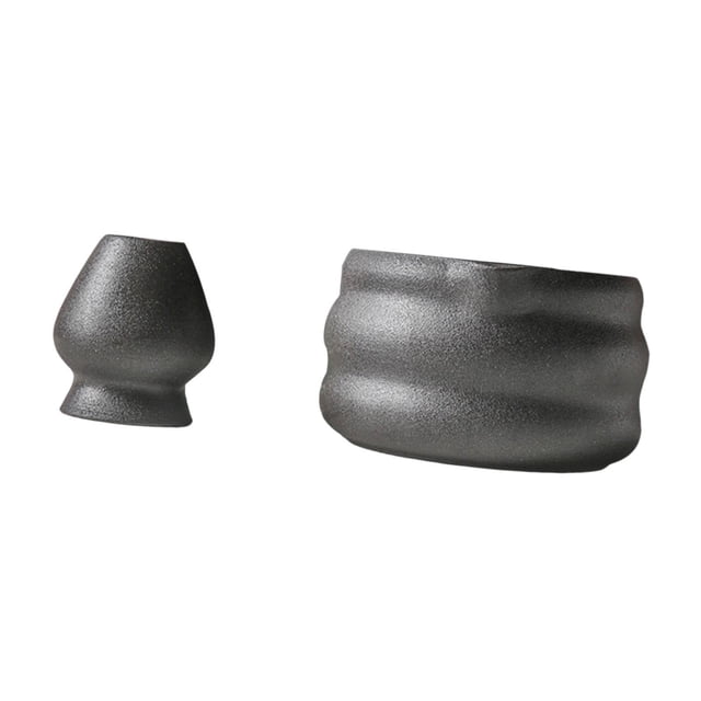 2 cuencos de matcha con soporte para batidor de porcelana para familiares y amigos amantes del té. negro