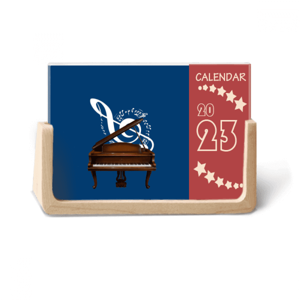 Music Classical Instrument Piano Sheet Music Desk Calendar Desktop
