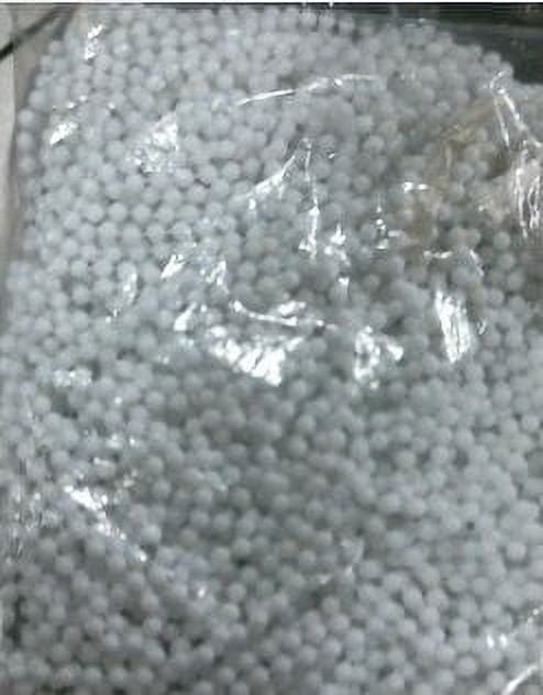 Fun Express Beaded White, Beads Mardi Gras Necklaces, Plastic, 1/4" Beads on Strands, 30 Inch, 48 Count per Pack