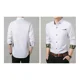 thumbnail image 3 of Camisa De Manga Larga Estampada Con Puños Para Hombre, 3 of 8