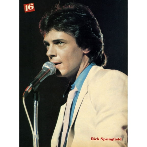 Rick Springfield Poster 16x24 Unframed, Age: Adults Best Posters