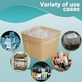 thumbnail image 2 of Clear Gusset Poly Bags, Ultra Thin Ice Bucket Liner, 1000 Count, 8 x 3 x 15 in, 2 of 6