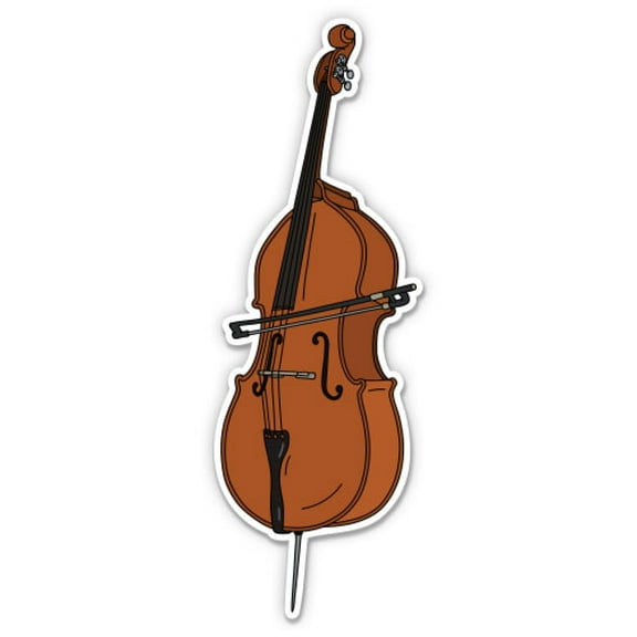 Cello - 3" Vinyl Sticker - For Car Laptop Water Bottle Phone - Waterproof Decal