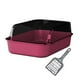 thumbnail image 3 of Caja de Arena para Gatos Strade Fareast Limited Inodoro Frontal Rebajado Rosa, 3 of 8