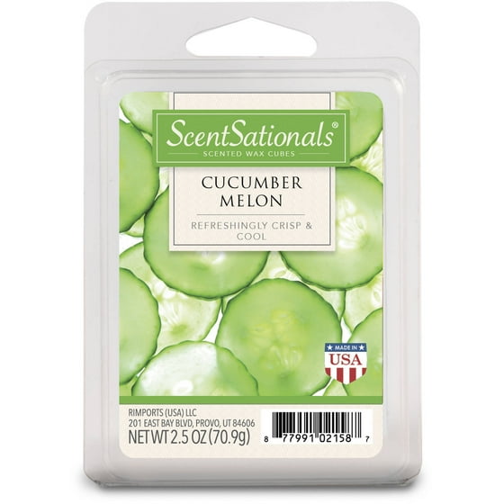 ScentSationals Cucumber Melon Fragrance Wax Cubes