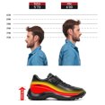 thumbnail image 4 of CMR CHAMARIPA Men's Shoes With Higher Heels - Black Soft Leather Casual Shoes 7CM/ 2.76 Inches, 4 of 13