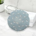 thumbnail image 6 of Unique Bargains 1 Pc Reusable Horse Pattern Shower Cap for Shower Blue Polyester Cotton PEVA, 6 of 7