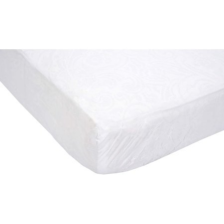 Protector de colchón Mars Wellness impermeable de vinilo blanco, 1 paquete