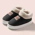 thumbnail image 2 of Mostsola Boots for Women Cozy Fuzzy Memory Foam House Slipppers Casual Indoor Slip on Shoes, 2 of 6