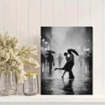 thumbnail image 2 of Romantic Couple Dancing in Rain Silhouette Canvas Print Wall Art for Living Room Bedroom Wedding Anniversary Hotel Coffee Shop Decor, 2 of 8