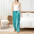 thumbnail image 4 of Balery a Teal Ribbonin Pantalones de pijama para mujer, pijamas ultraligeros, pantalones de estar por casa-3X-Large, 4 of 6