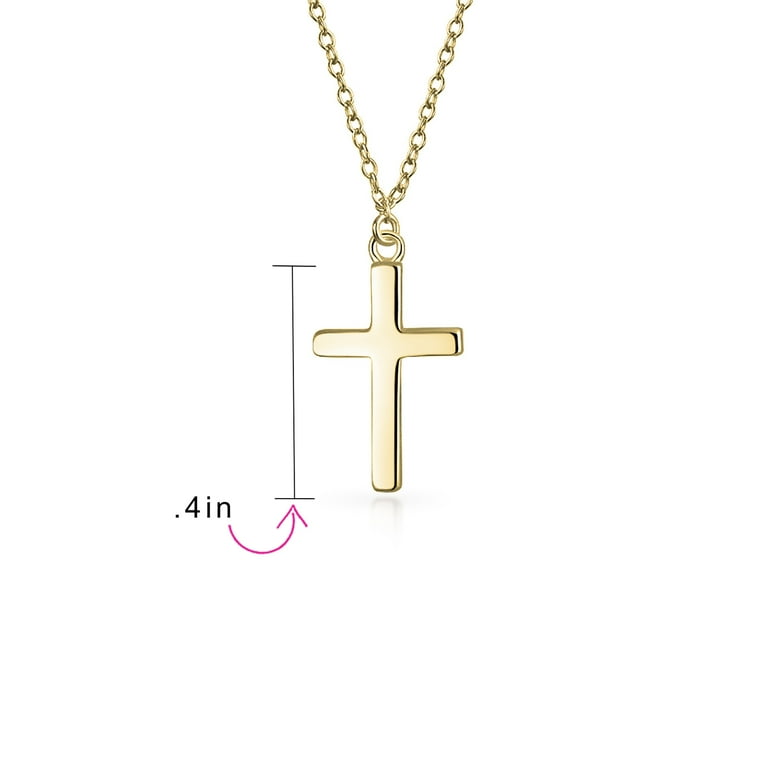 Tiny cross 2024 pendant necklace