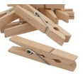 thumbnail image 3 of (4 pack) Mainstays Wooden Moisture‑Resistant Clothespins, Natural Wood, 100‑Count, 3 of 9